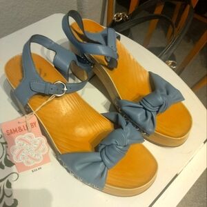 Sam & Libby Women's Blue Sandals